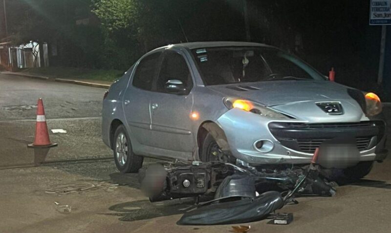 Siniestro vial Candelaria Avenida B. de Simón herida menor de edad Unidad Regional X