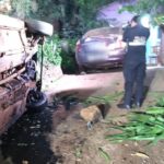Despiste Puerto Iguazú casa auto incrustado avenida Antártida Argentina