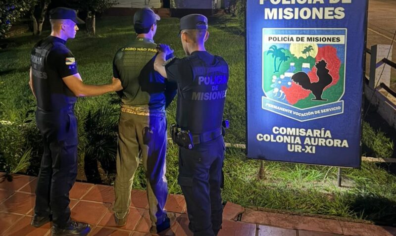 Asalto agricultores Colonia Aurora detenido Nahuel D armas