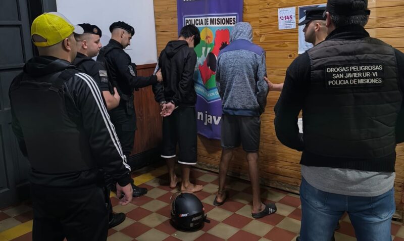 Robo casco San Javier detenido barrio Santa Teresita Policía Misiones 2026