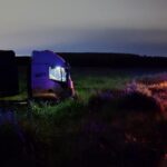 Peligro en la Ruta 12: un camionero se quedó dormido y despistó cerca del Arco de Posadas
