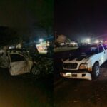 Colisión e incendio en la Ruta 12: tres heridos tras un choque entre dos camionetas en Wanda