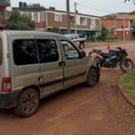 Eldorado: dos jóvenes hospitalizados tras un fuerte impacto sobre la avenida