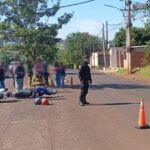 Posadas: Un fuerte choque entre dos motos en la avenida Cabo de Hornos dejó heridos