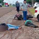 Alem: un peatón y un motociclista sufrieron heridas de gravedad tras un fuerte choque