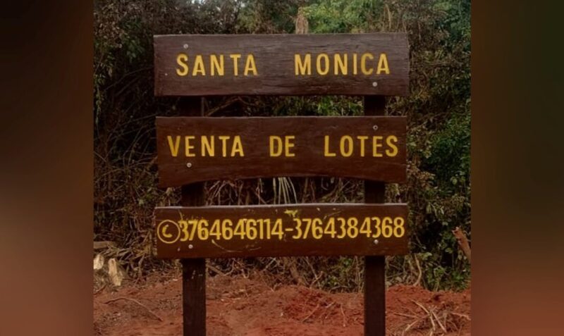 Comunidad Pindoty’i San Ignacio loteo Santa Mónica