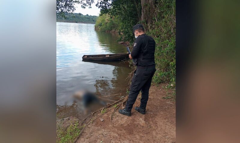 Hallazgo cuerpo Puerto Leoni río Paraná
