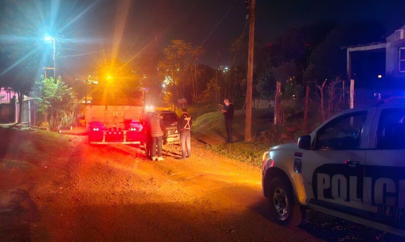 Choque San Vicente avenida República del Paraguay camioneta Kia