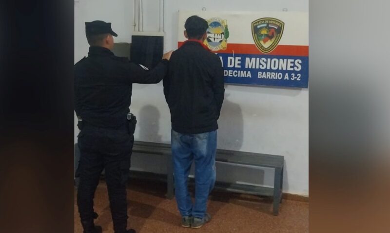 Violencia familiar Posadas detenido barrio 6 de Septiembre