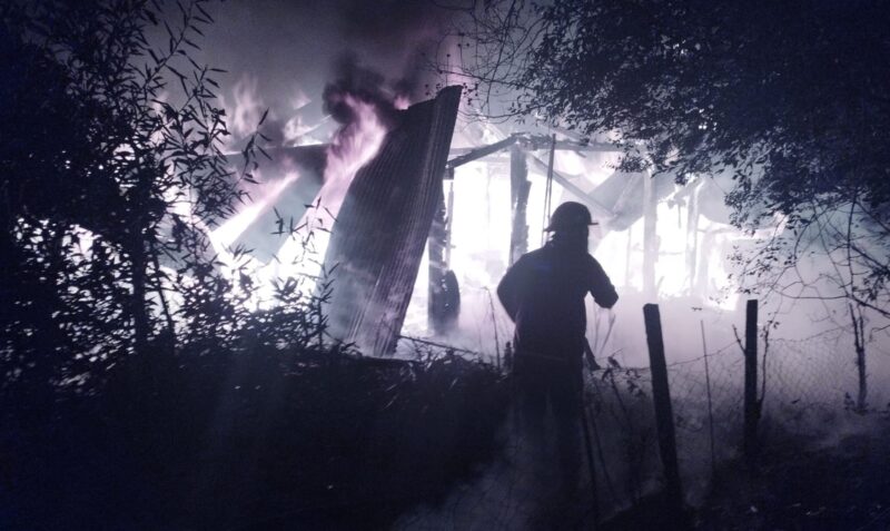 Incendio fatal Santa Ana calles Timbó y Lapac