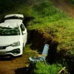 Un automovilista perdió el control de su rodado tras un apagón de motor en una pendiente de Posadas