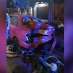 Choque de motos en la Costanera de Posadas: tres heridos, uno con fractura expuesta