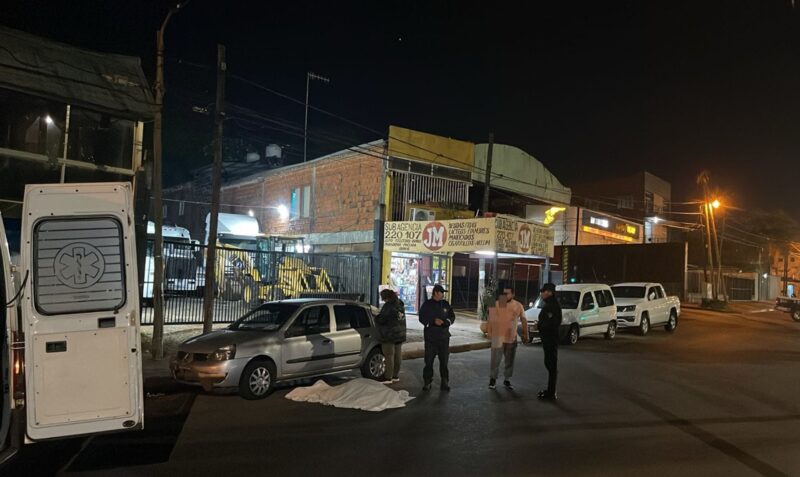 Falleció avenida Tulo Llamosas Posadas infarto masivo vía pública