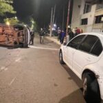 Maniobra de esquive y vuelco en Posadas: una conductora de 39 años perdió el control de su camioneta por un perro