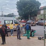 Un peatón de 75 años resultó herido tras ser colisionado por una motocicleta en Posadas