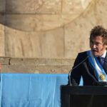 El jefe de Estado encabezó el acto central por la fecha patria y dejó un fuerte mensaje de audacia y libertad