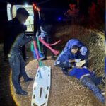 San Pedro: un motociclista terminó en el hospital tras perder el control de su moto