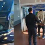 Provocó graves daños a pedradas en un colectivo de larga distancia y fue detenido en la terminal