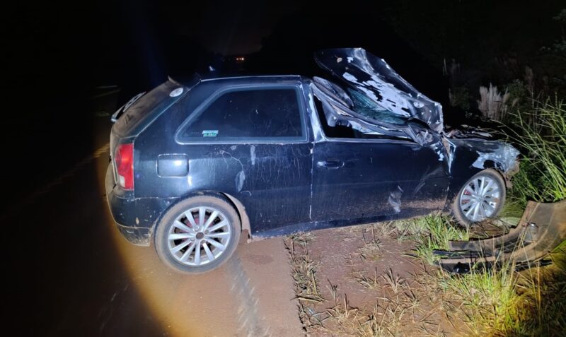 choque caballo Guaraní Ruta Nacional 14 Volkswagen