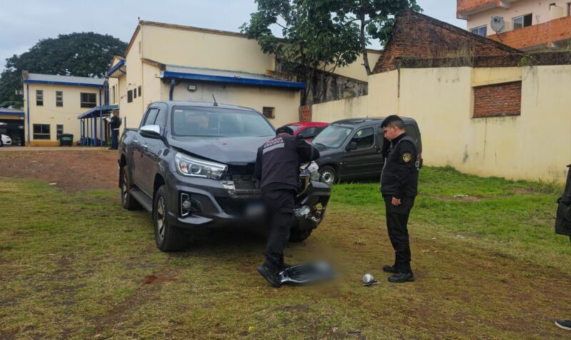 choque avenida Uruguay Posadas camioneta fuga alcoholemia positiva