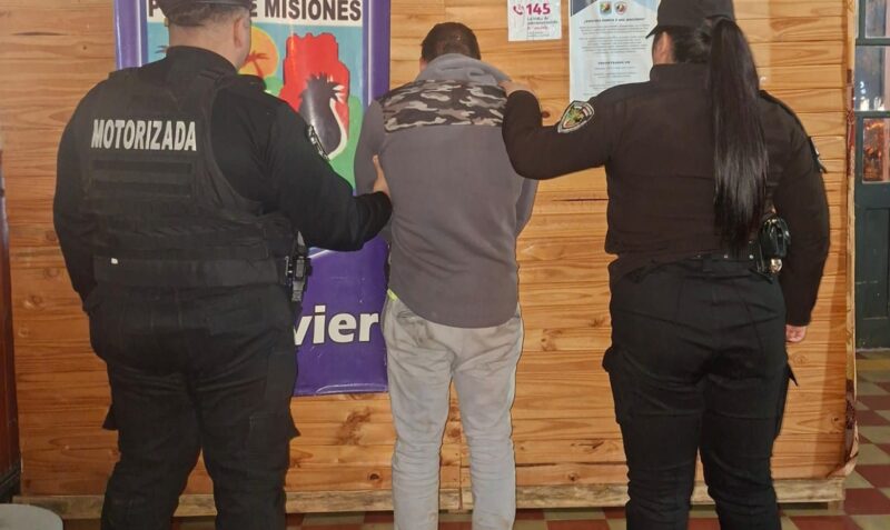 Amenazas machete San Javier barrio Nueva Esperanza detenido expareja