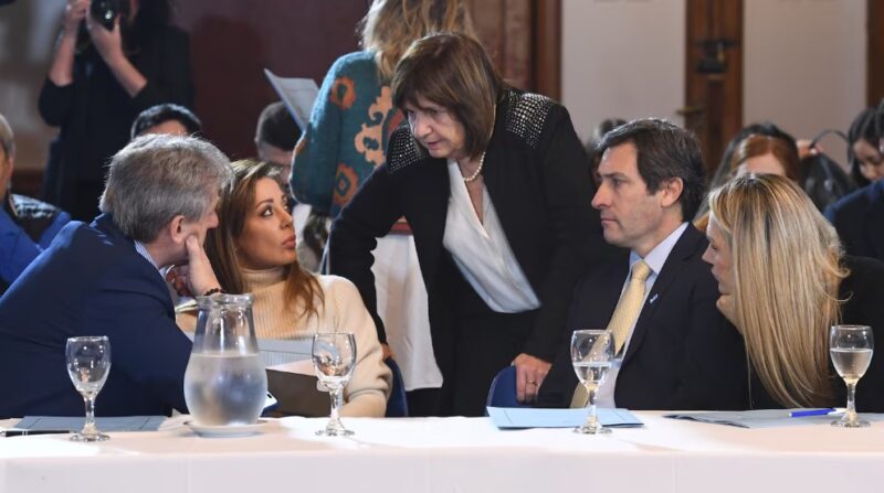 Manuel Adorni Martín Goerling Patricia Bullrich Senado