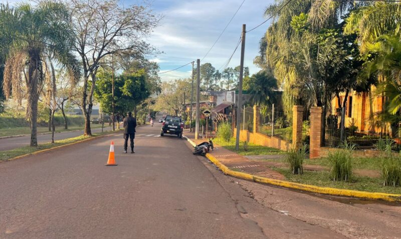 siniestro vial Leandro N Alem Avenida Velez Sarsfield