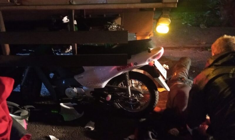 motociclista herido Posadas Avenida Aguado Corven Energy