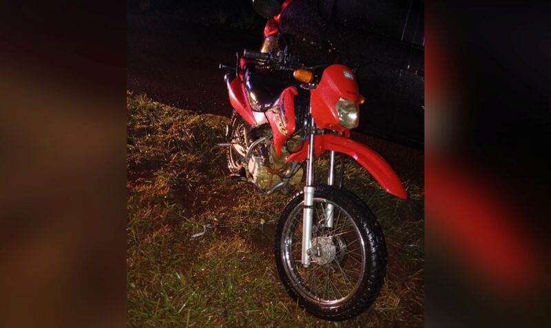 accidente de moto Dos Arroyos Ruta Provincial 4 perro suelto motocicleta