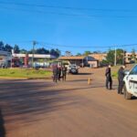 una motociclista terminó hospitalizada tras un choque