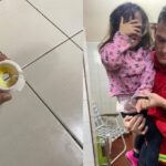 Corrió al cuartel con su hijita de 4 años en brazos por un dramático accidente casero