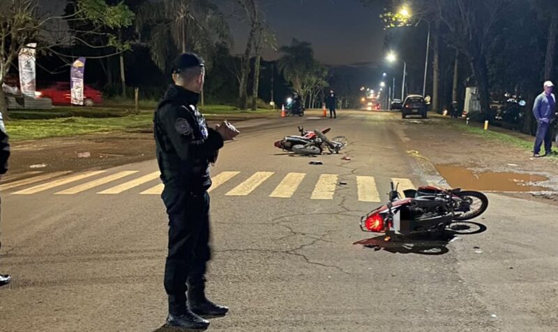 moto San Javier Ruta Provincial 4 herido grave choque motociclistas