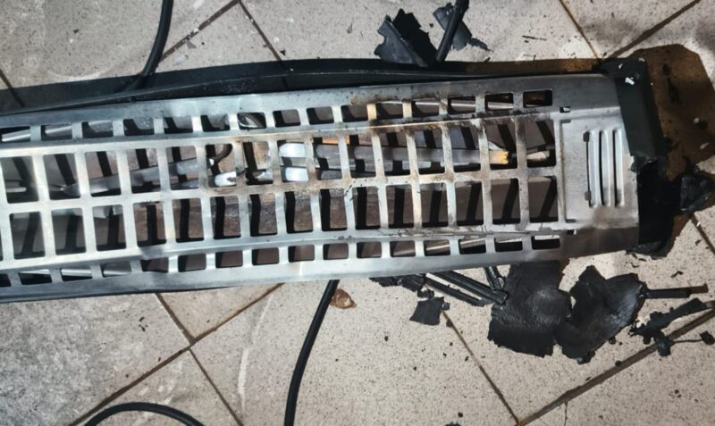 murió calcinado Mártires estufa eléctrica Lote 47