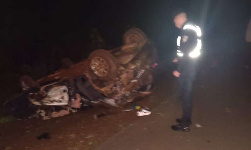 despiste Ruta Nacional 14 Cerro Azul Volkswagen Gol Trend