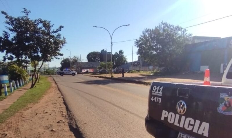 peatón atropellado Puerto Iguazú motocicleta se dio a la fuga avenida Papa Francisco