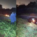 Chocaron contra una carga de yerba tirada en la Ruta 13 y terminaron en la banquina en San Vicente