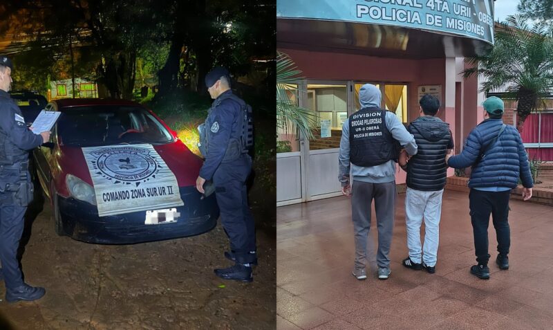 estafa auto cheque falso Obera Guarani Peugeot 307