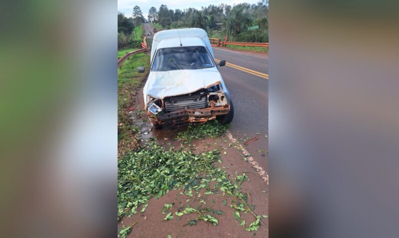 accidente Ruta 12 Montecarlo raido yerba