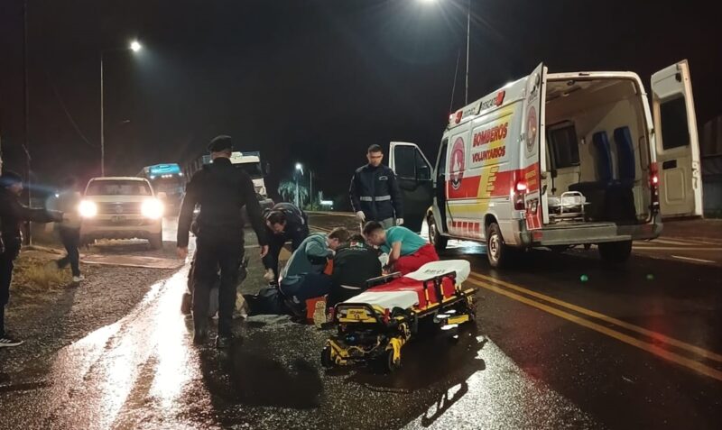 Puerto Rico prófugo Ruta 12 moto atropelló peatón