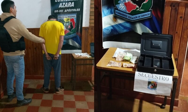 detuvieron Caipora robo caja fuerte Azara Apostoles