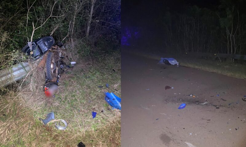 San Javier Ruta 2 choque frontal motociclista fallecido Ford Fiesta
