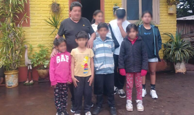 ninos vulnerables barrio San Jorge Posadas