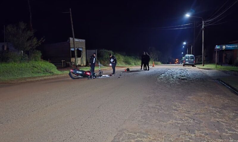 motociclista alcoholizado Alem choque Avenida Vélez Sarsfield