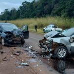 Un fuerte choque entre dos autos sobre la Ruta 17 dejó tres heridos en Eldorado