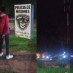 Intentó robar cables de una antena, saltó de tres metros para escapar y lo atraparon escondido debajo de una camioneta