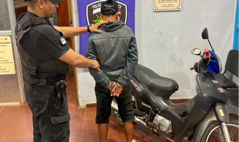robo motocicleta Posadas chacra 246 arroyo La Chancha