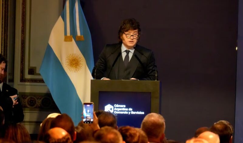 Milei discurso Rosario Bolsa de Comercio
