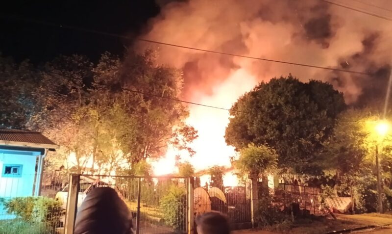 herido incendio Santo Pipo Madariaga