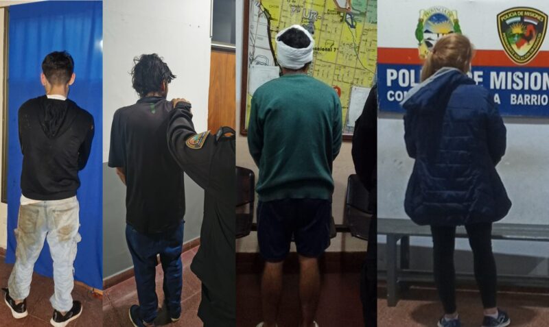 detenciones Posadas robos ladrillos mercaderia