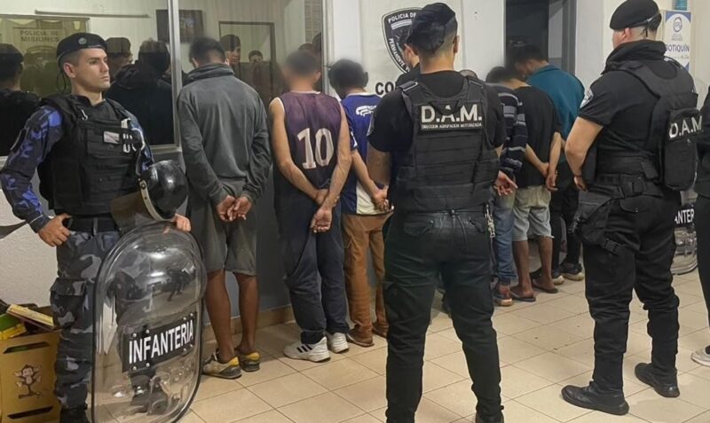 operativos Posadas detenidos auto robos Chacra 128